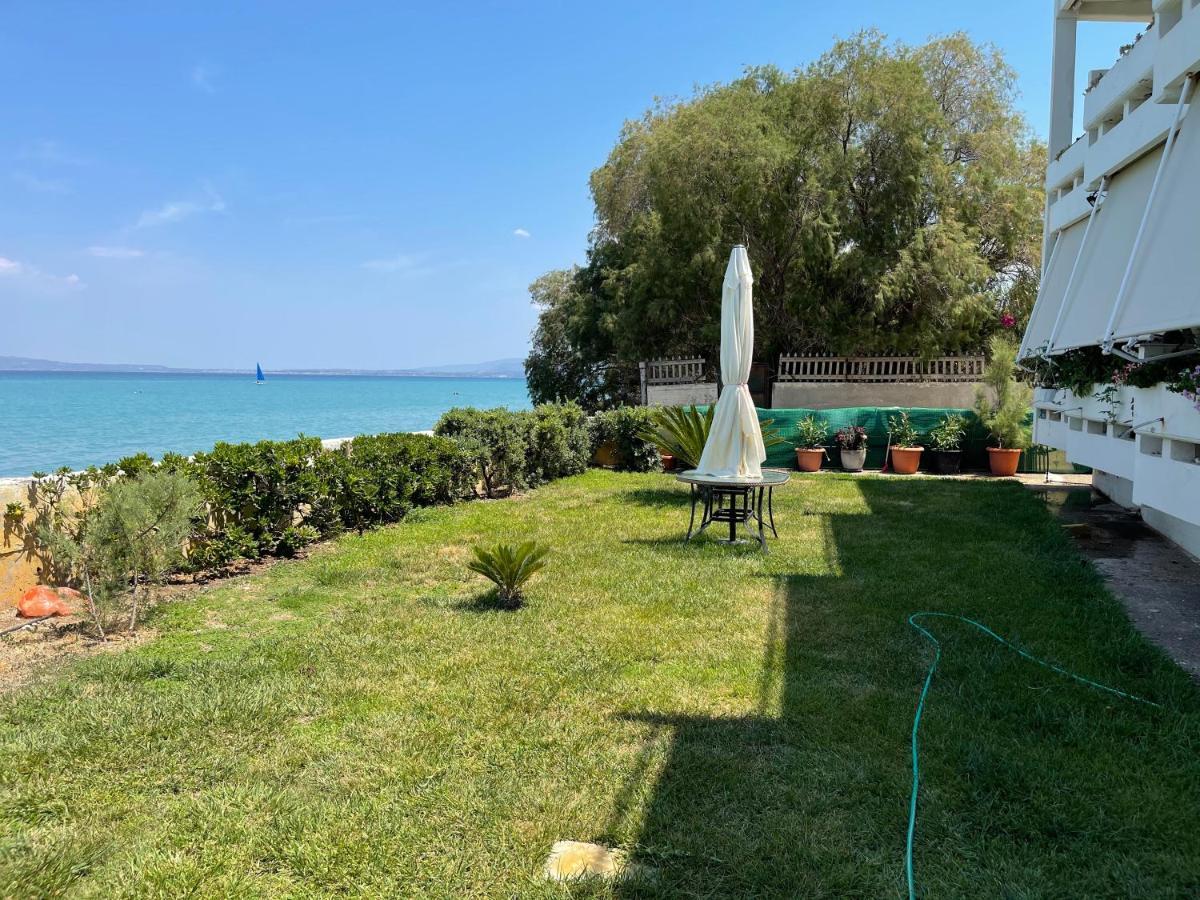 Stunning Beachfront Apartment Stratos Nerándza Kültér fotó